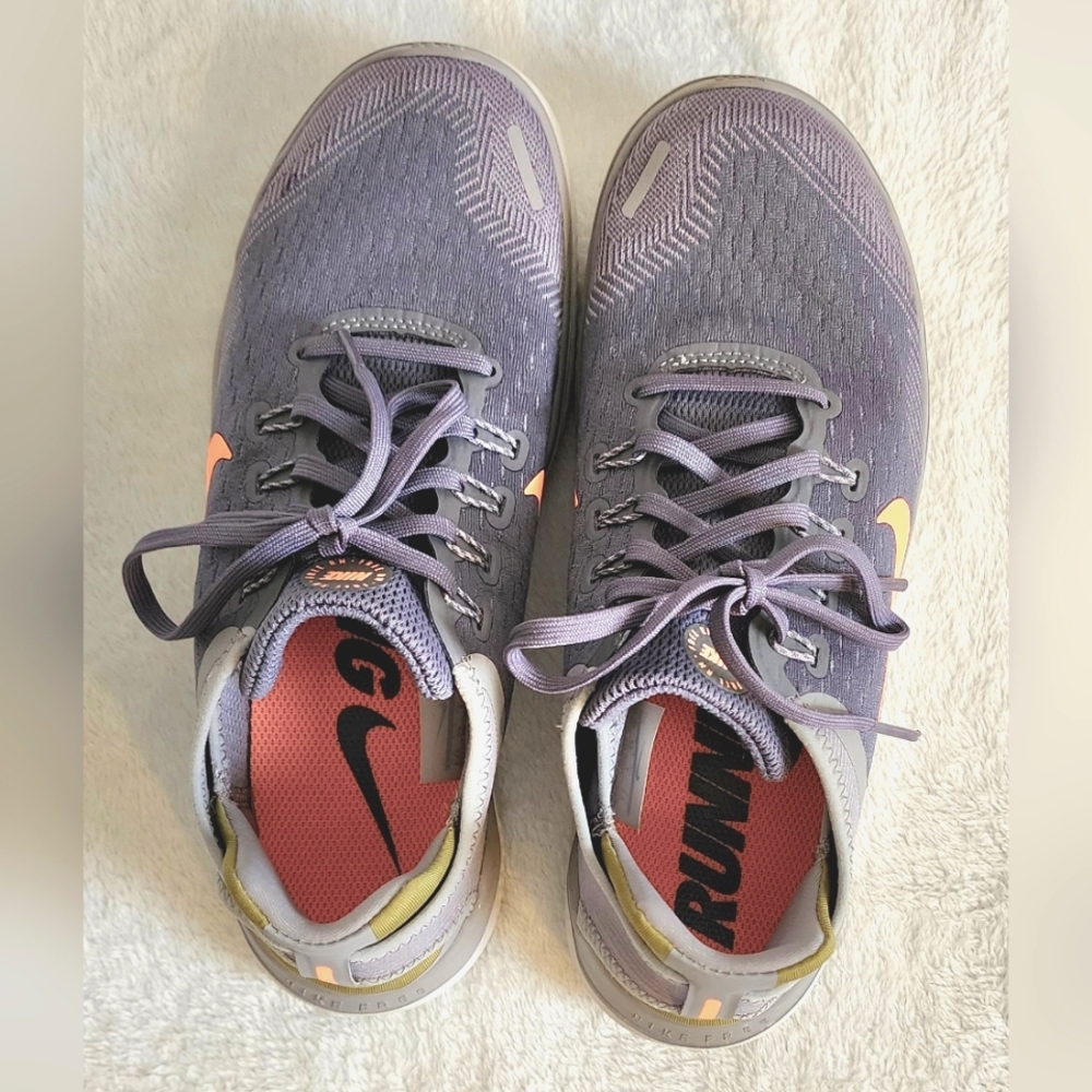 Nike Free RN 2018 Gunsmoke Gray. Women's Size 8.5. Model # 942837-005.